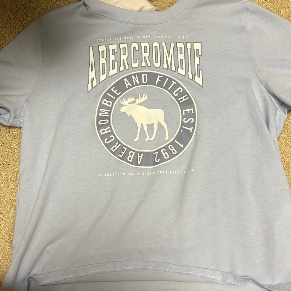 abercrombie light purple t-shirt (size 9/10)